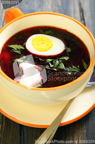 Image of Beet soup.