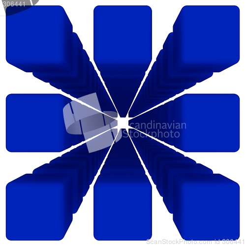 Image of Structure constructed from cubes