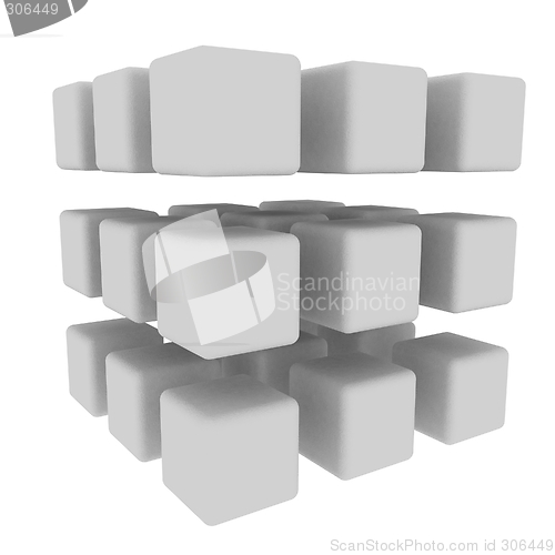 Image of Structure constructed from cubes