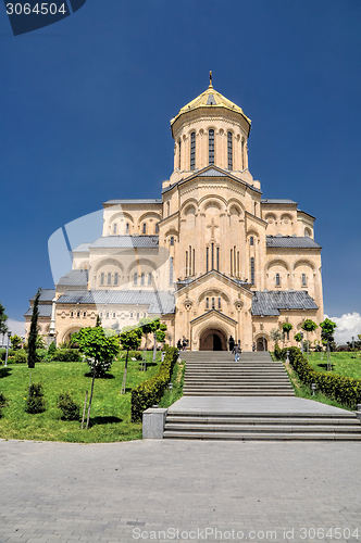 Image of Sameba Cathedral in Tbilisi