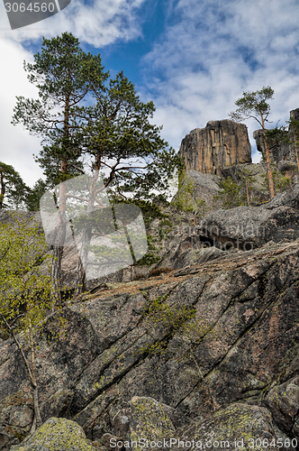 Image of Gygrestolen rock formation