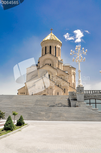 Image of Sameba Cathedral in Tbilisi