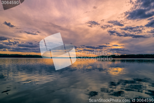 Image of Reflected sunset