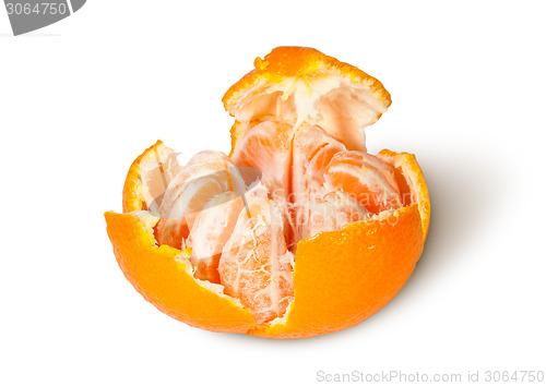 Image of Partially Purified And Broken Tangerine