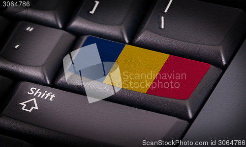 Image of Flag on keyboard