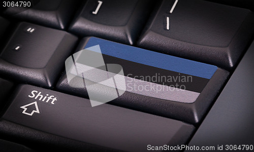 Image of Flag on keyboard