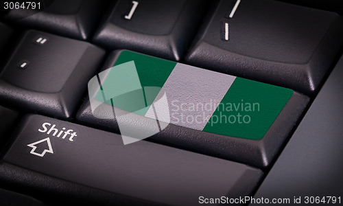 Image of Flag on keyboard