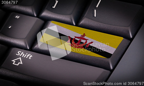 Image of Flag on keyboard