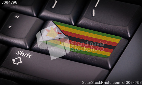 Image of Flag on keyboard