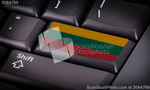 Image of Flag on keyboard