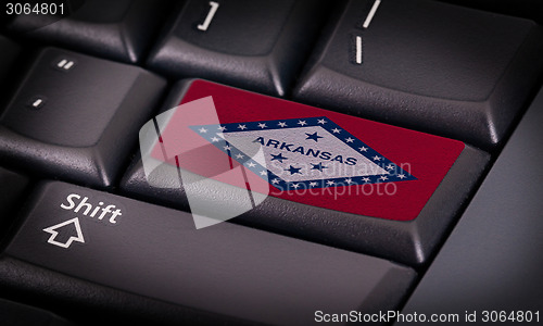 Image of Flag on keyboard