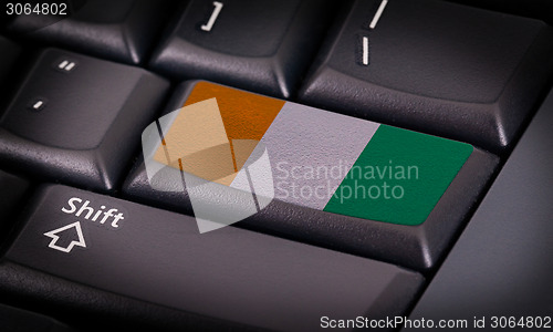 Image of Flag on keyboard