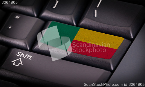 Image of Flag on keyboard