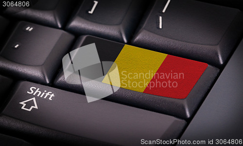 Image of Flag on keyboard