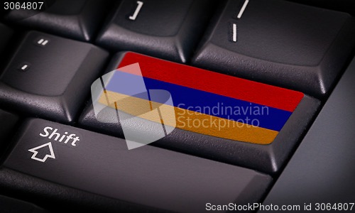 Image of Flag on keyboard