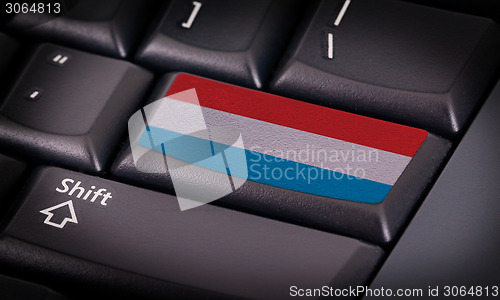 Image of Flag on keyboard