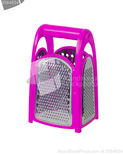 Image of Pink plastic grater