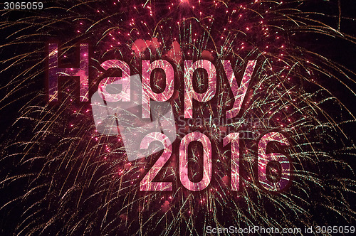 Image of Happy New Year 2016 