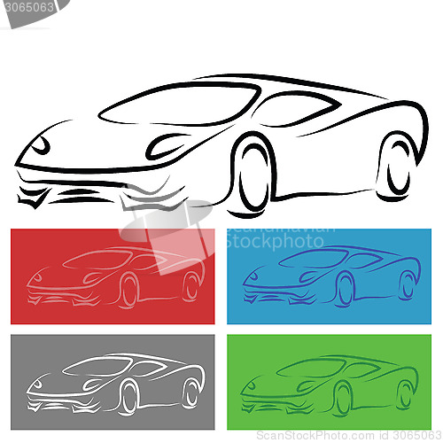 Image of modern car