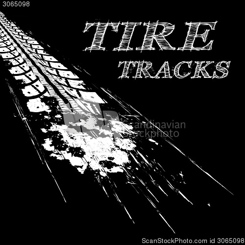 Image of Tire tracks