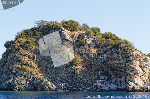 Image of Rock in the sea