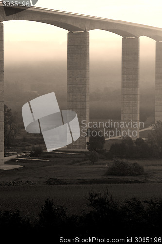 Image of Large highway viaduct ( Hungary)