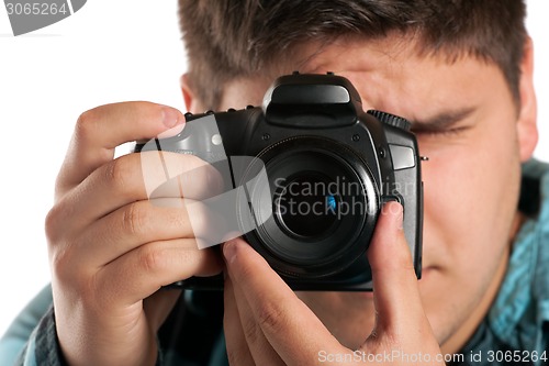 Image of Male Photographer Shooting