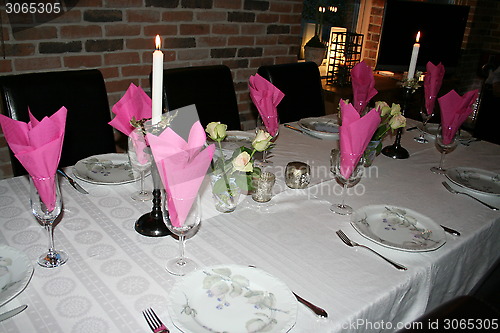 Image of Laid table