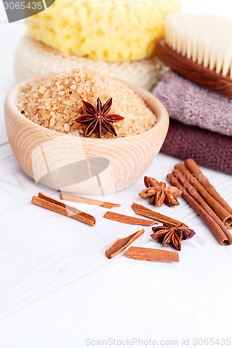 Image of cinnamon bath salt
