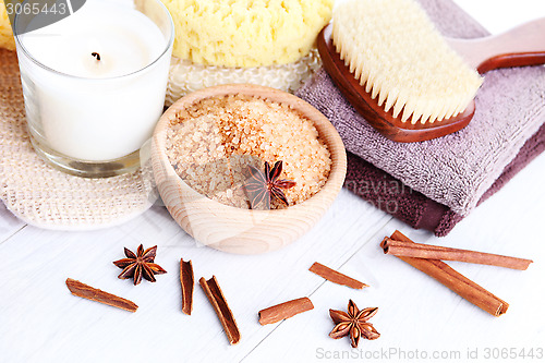 Image of cinnamon bath salt