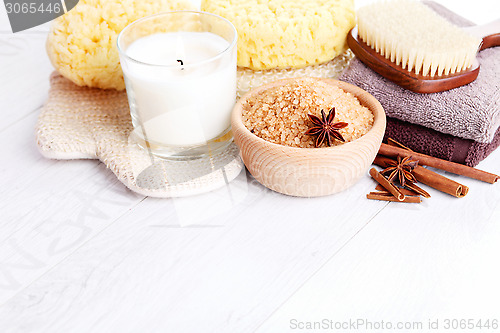 Image of cinnamon bath salt