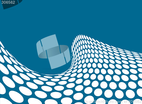 Image of half pipe wave green