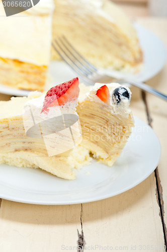 Image of crepe pancake cake 