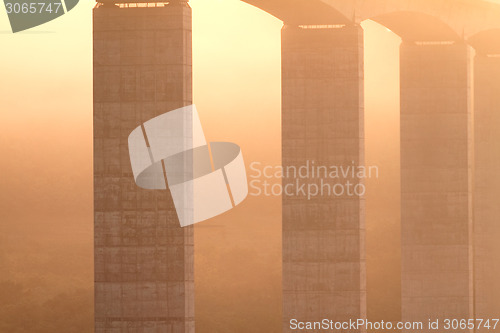 Image of Large highway viaduct ( Hungary)