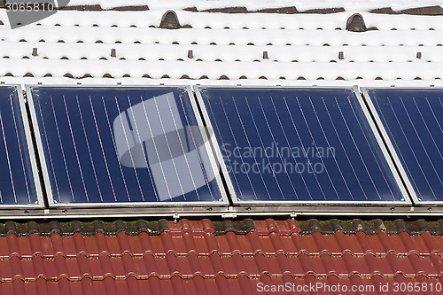 Image of Roof with solar panel