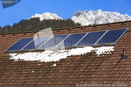 Image of Roof with solar panels