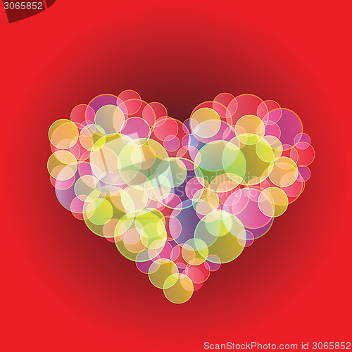 Image of bubble heart