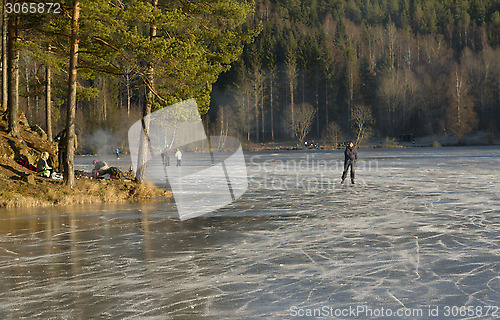 Image of Ice on the lake