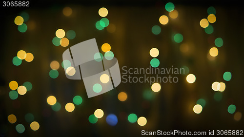 Image of Coloured lights background 