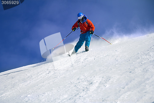 Image of Skier skiing