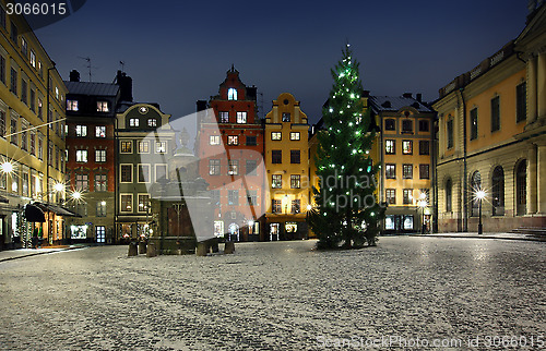 Image of 	Stortorget at Chritmas time