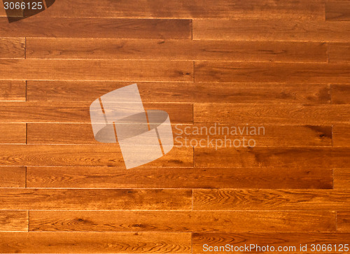 Image of New oak parquet of brown color