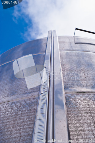 Image of industrial silos.detail