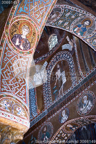 Image of Mosaics from Cappella Palatina. The Palatine Chapel in the Norma