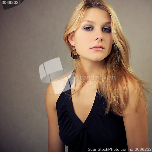 Image of beautiful blond girl