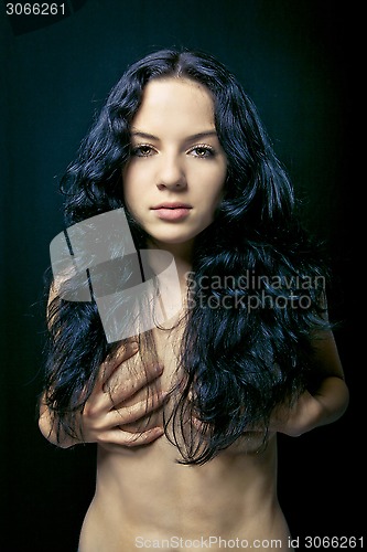 Image of glamour sexy young girl
