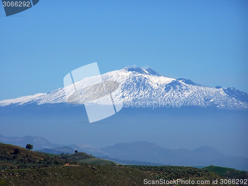 Image of etna volcano, sicily