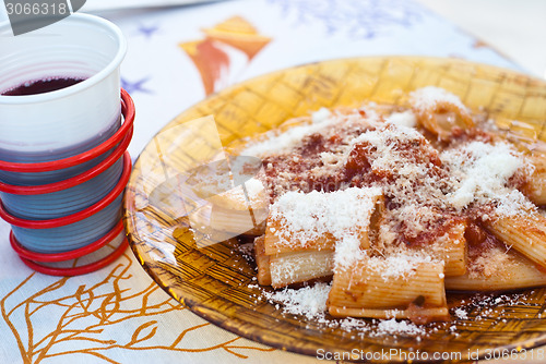 Image of Maccheroni with tomato sauce