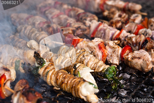 Image of Stigghiole. Street food in Palermo