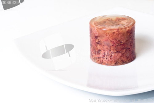 Image of Stew in jelly isolated 